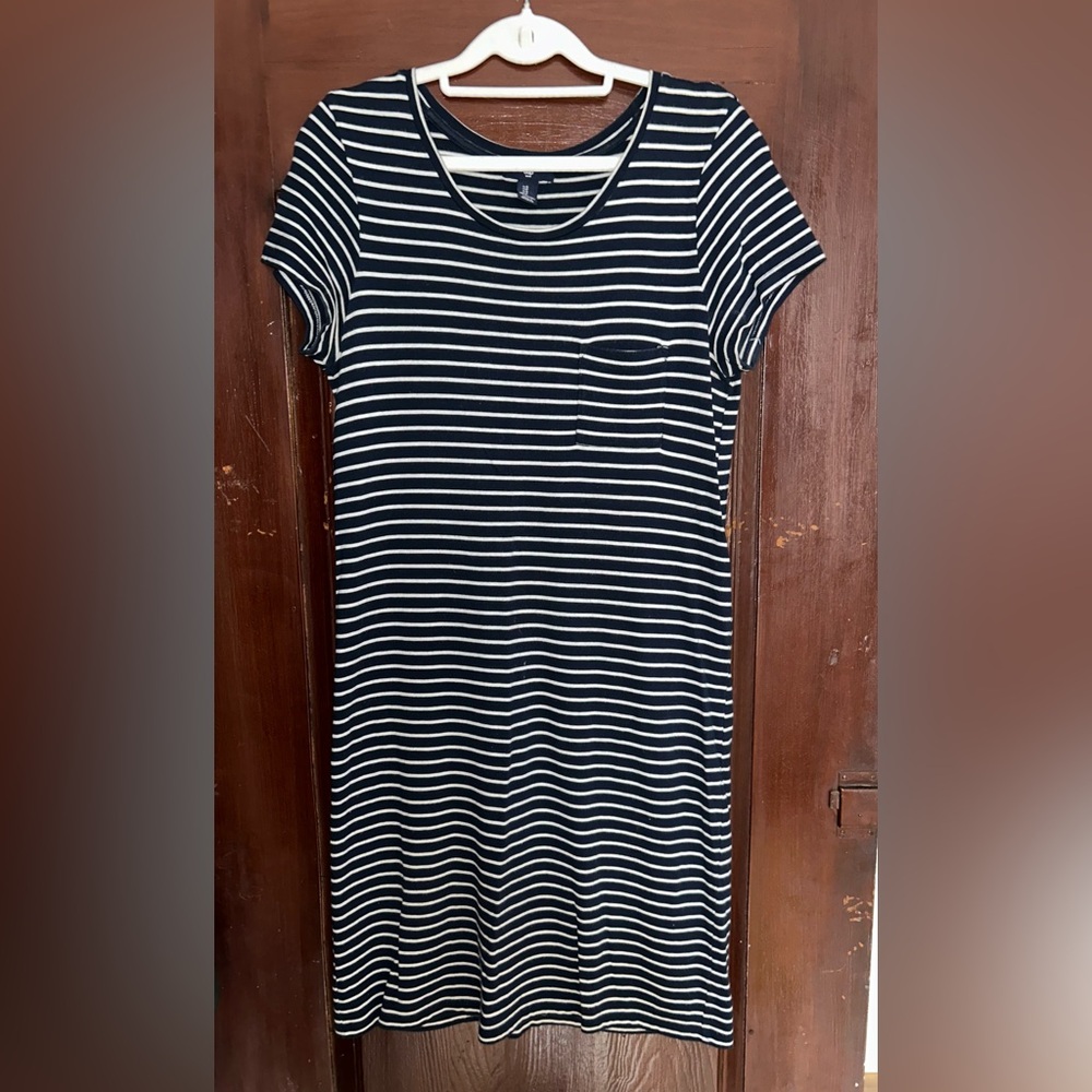 Gap Striped T-Shirt Dress